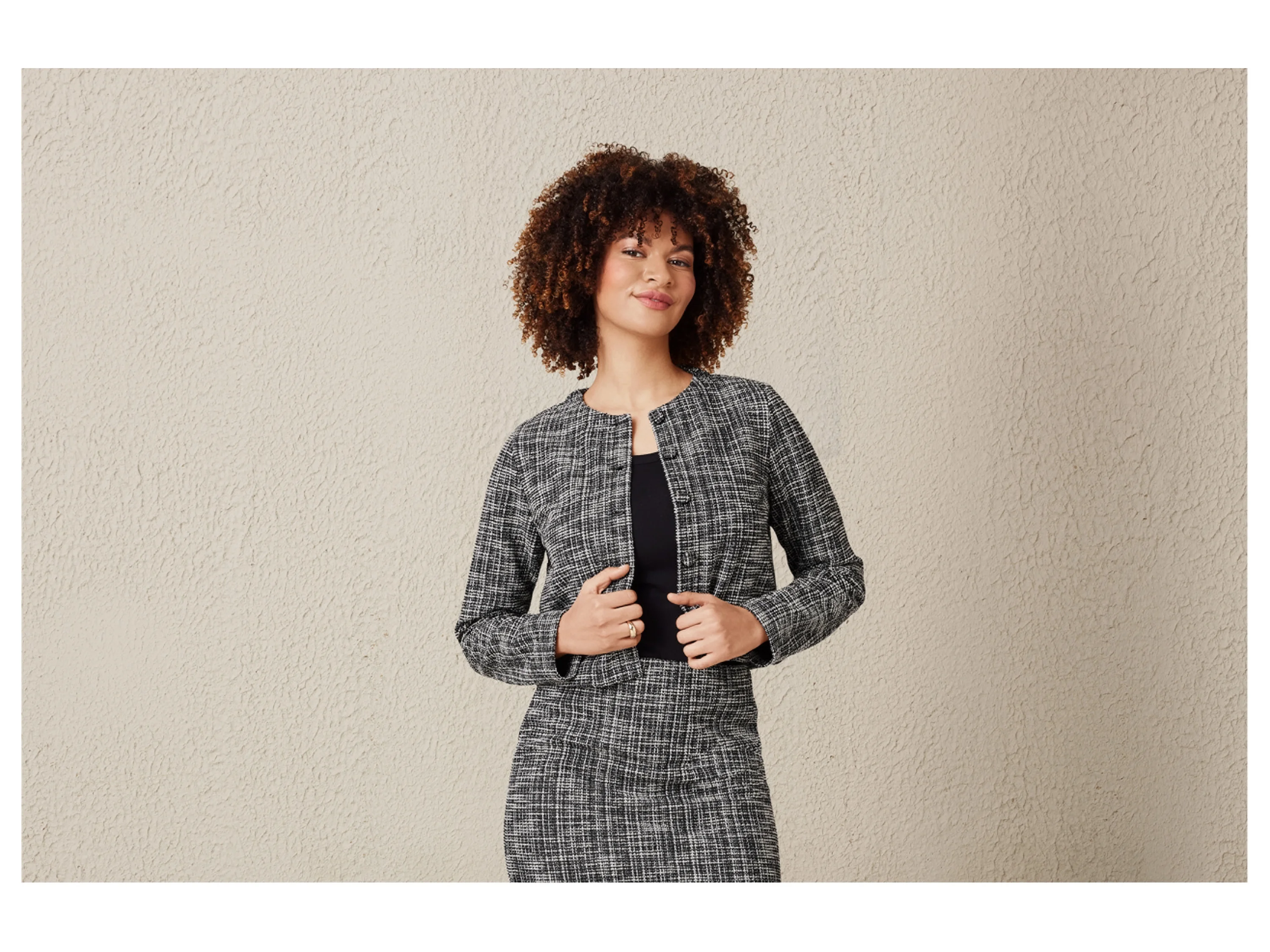 ESMARA® Damen Blazer (Schwarz, 44) – Bild 2 von 4