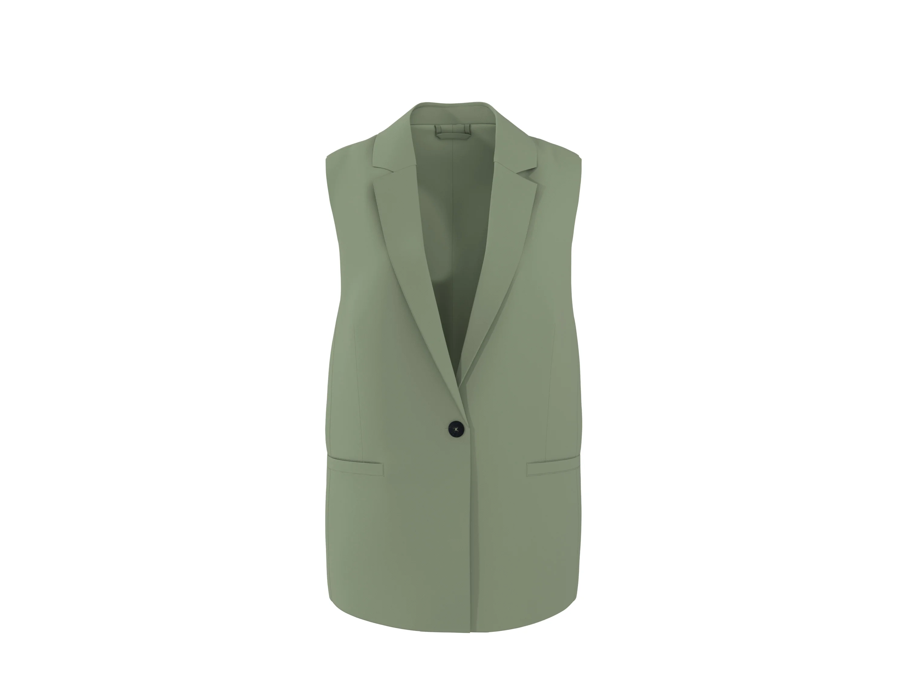 ESMARA® Damen Blazer-Weste (Mint, 42) – Bild 4 von 4