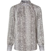 ESMARA® Damen Bluse, leger geschnitten mit abgerundetem Saum (Grau, 44)
