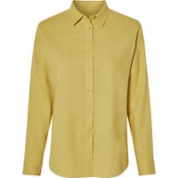 ESMARA® Damen Bluse mit Leinen (Grün, 46)