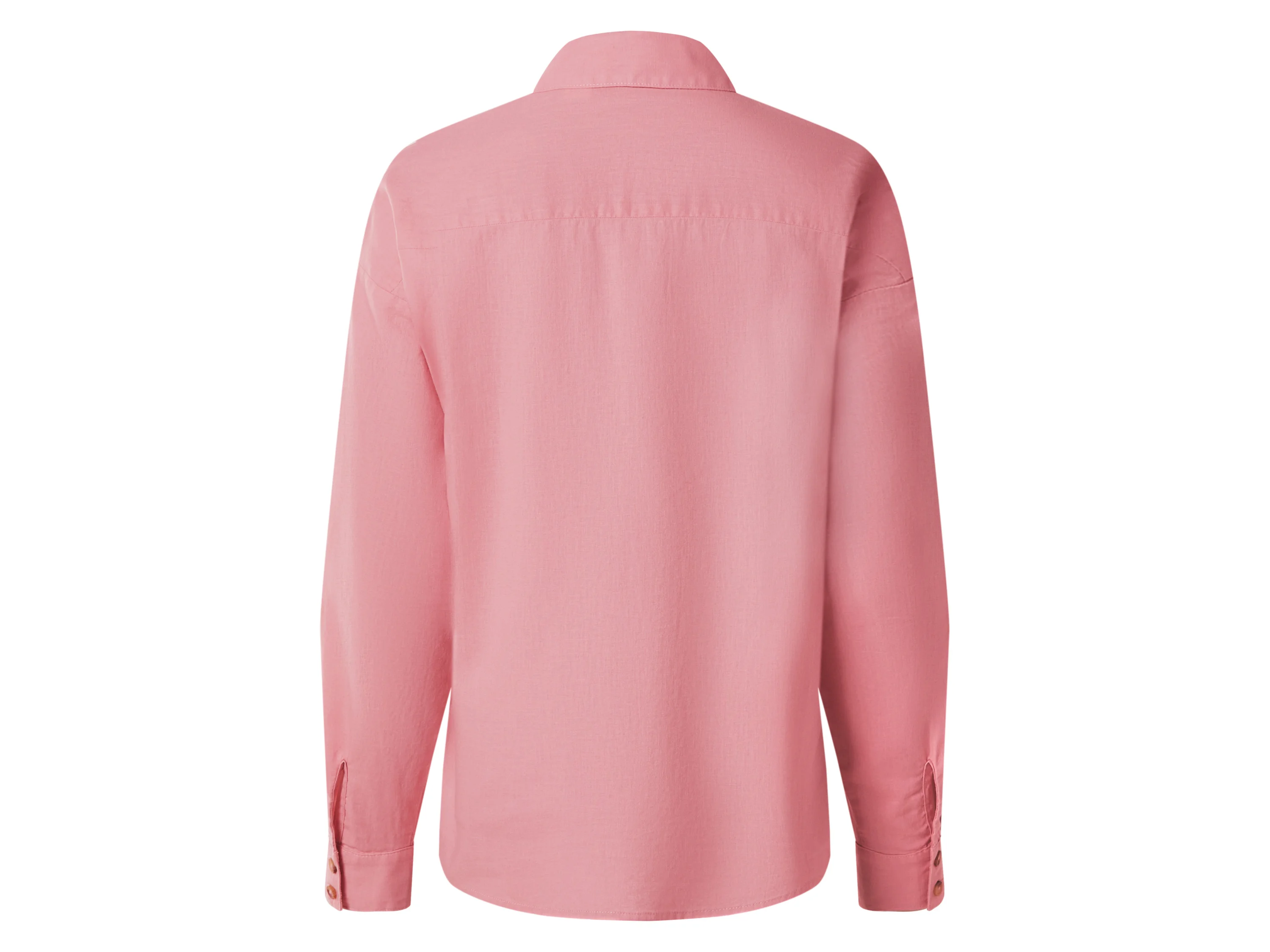 ESMARA® Damen Bluse mit Leinen (Rosa, XS(32/34)) – Bild 3 von 3