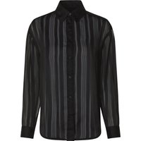 ESMARA® Damen Bluse, leger geschnitten mit abgerundetem Saum (Schwarz, 38)