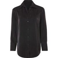 ESMARA® Damen Bluse Satin (Schwarz, 40)
