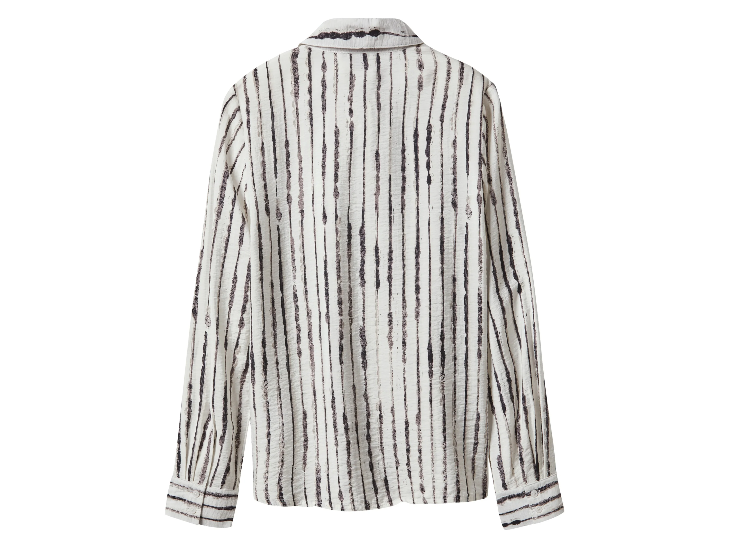 ESMARA® Damen Bluse (Streifen/weiß, 36) – Bild 3 von 4