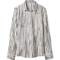 ESMARA® Damen Bluse (Streifen/weiß, 42)