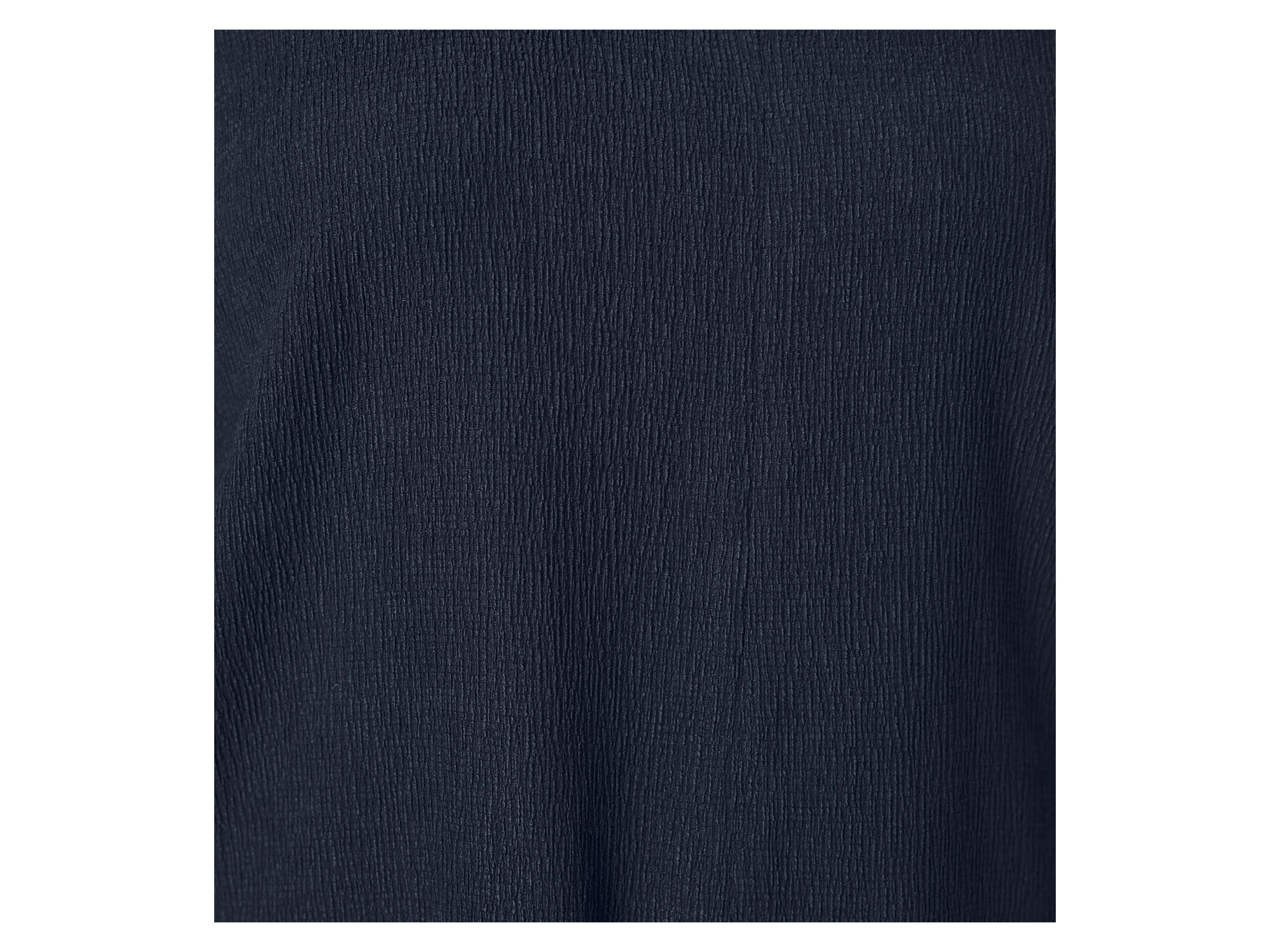 ESMARA® Damen Bluse Struktur mit Knoten (Navy, L (44/46)) – Bild 4 von 4