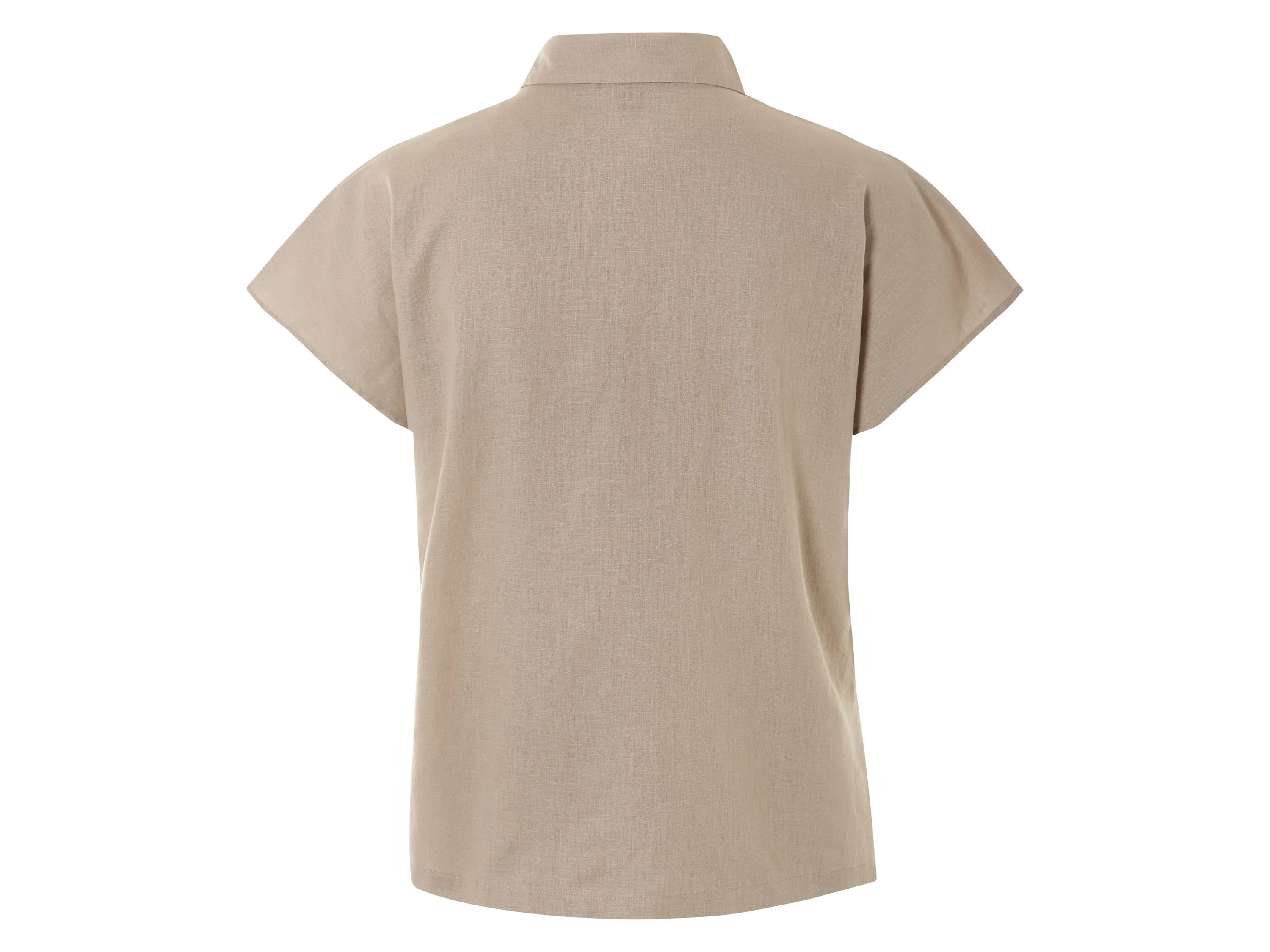 ESMARA® Damen Bluse (Taupe, 44) – Bild 3 von 4