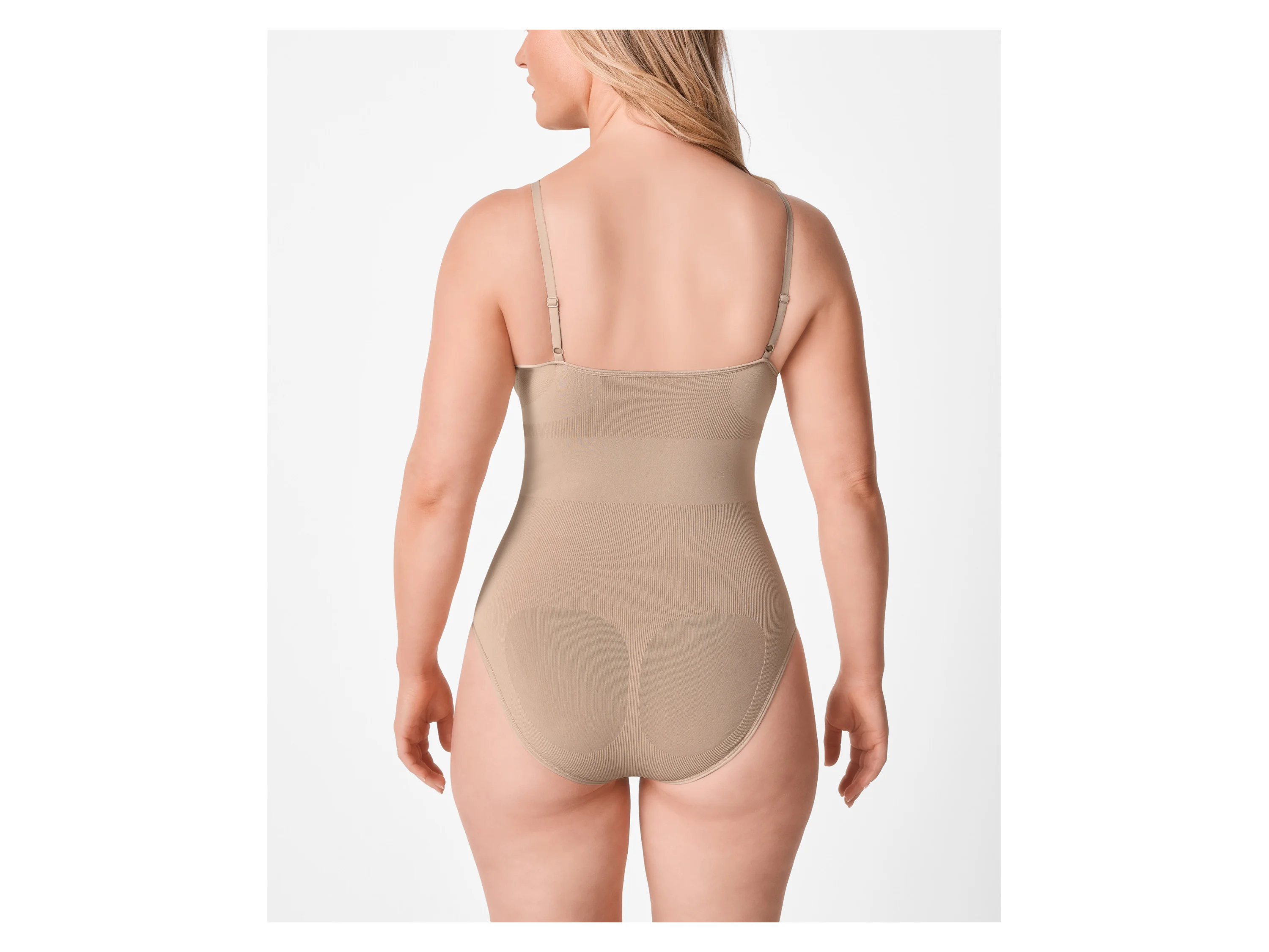 ESMARA® Damen Body figurformend seamless (Beige, L(44/46)) – Bild 4 von 4