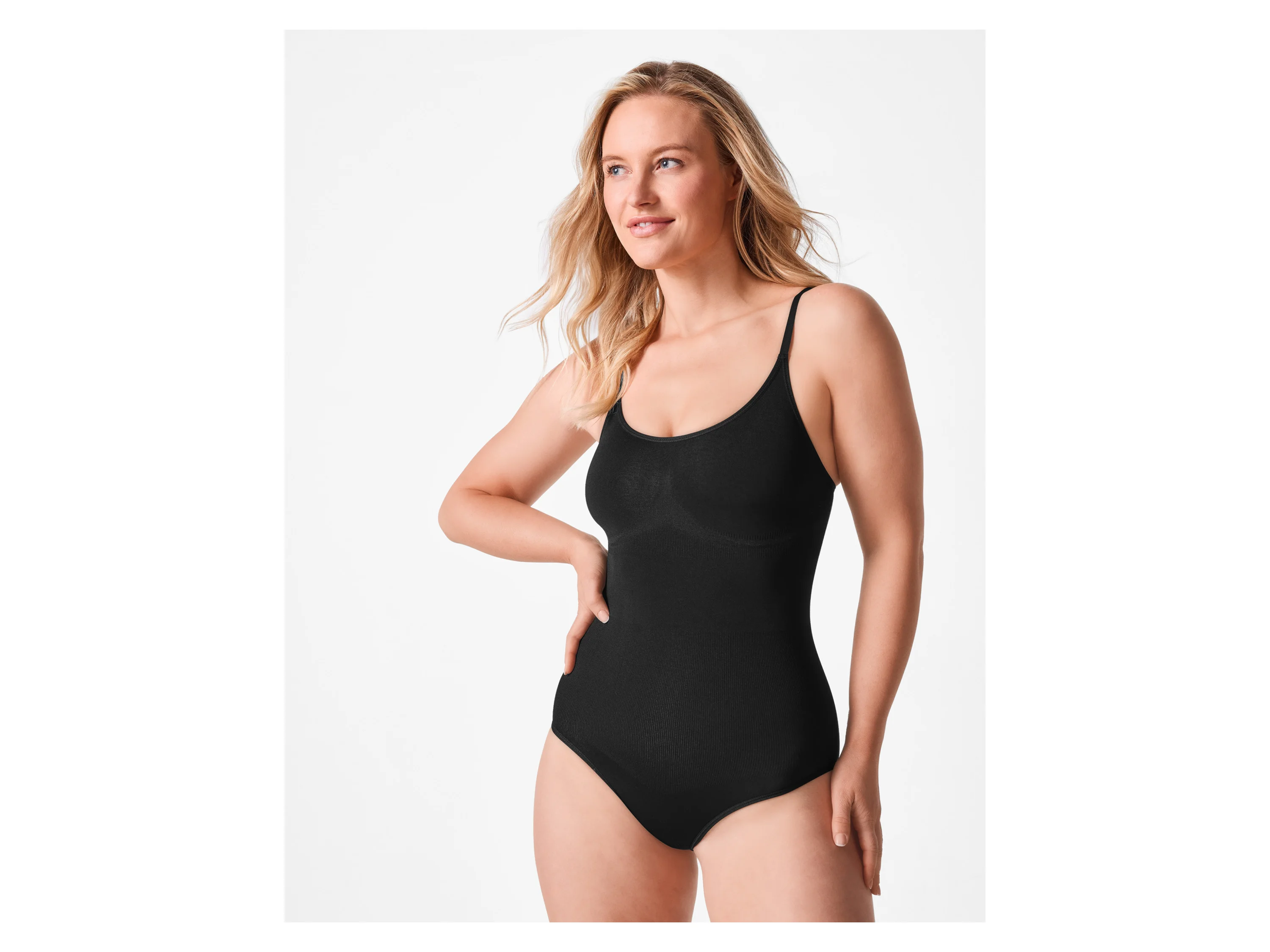 ESMARA® Damen Body figurformend seamless (Schwarz, M(40/42)) – Bild 2 von 4
