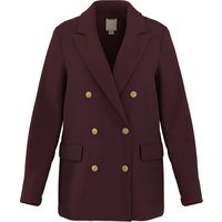 ESMARA® Damen Bouclé-Blazer (Bordeaux, 38)