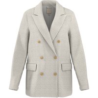 ESMARA® Damen Bouclé-Blazer (Creme, 38)