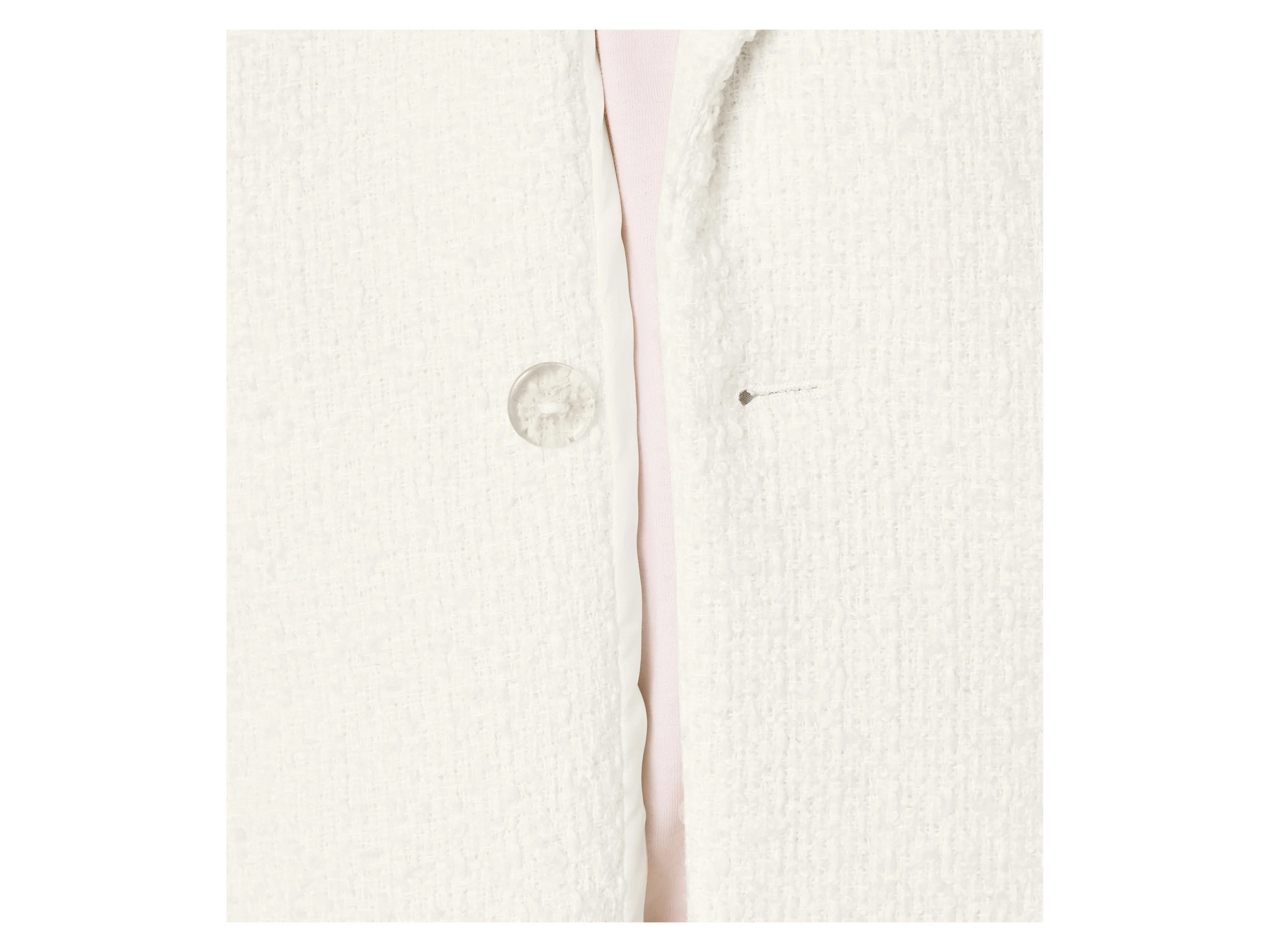 ESMARA® Damen Bouclé-Blazer (Creme, 44) – Bild 4 von 4