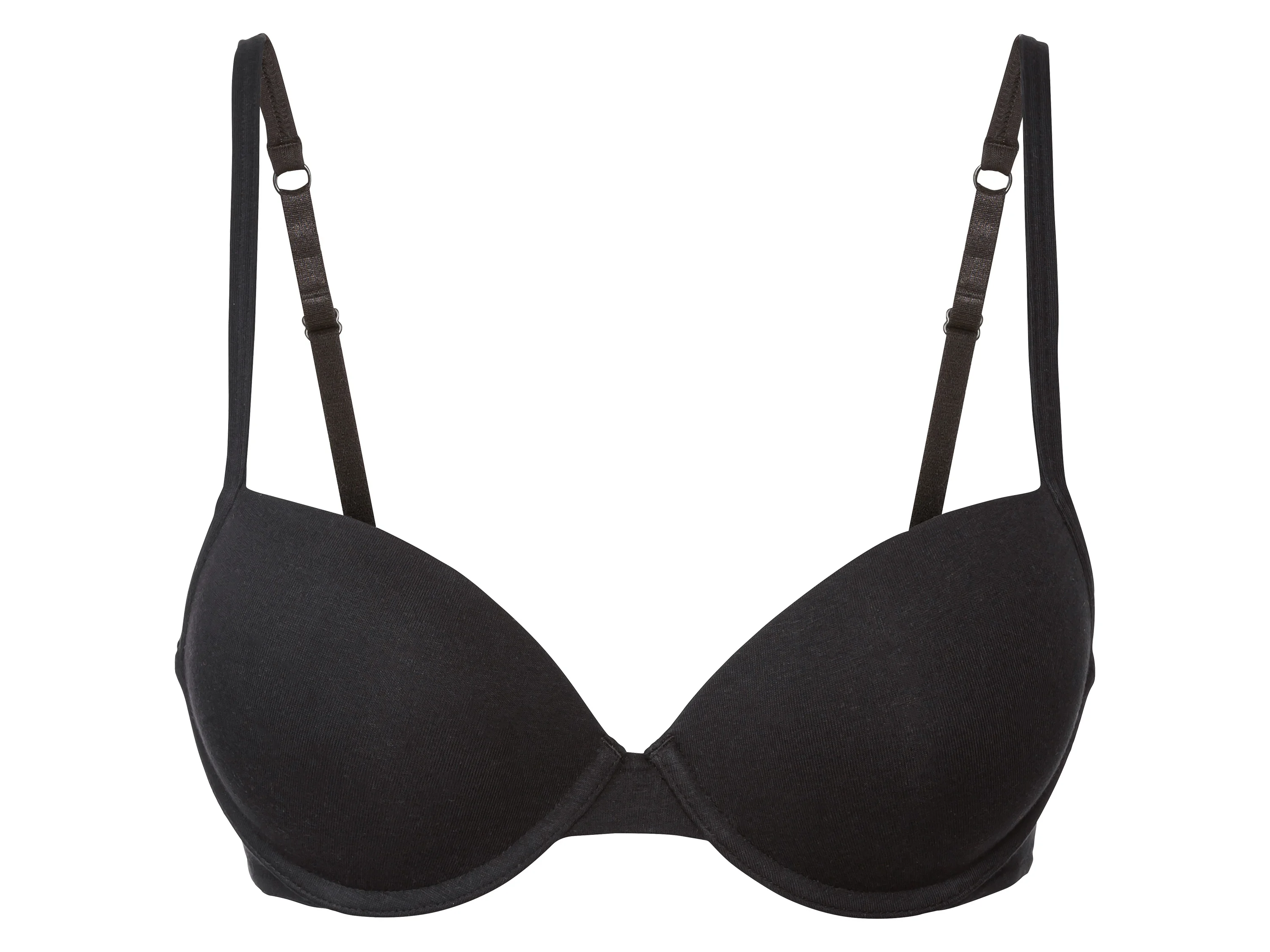 ESMARA® Damen Bügel BH, 2 Paar (Schwarz/weiß, 75B) – Bild 4 von 4
