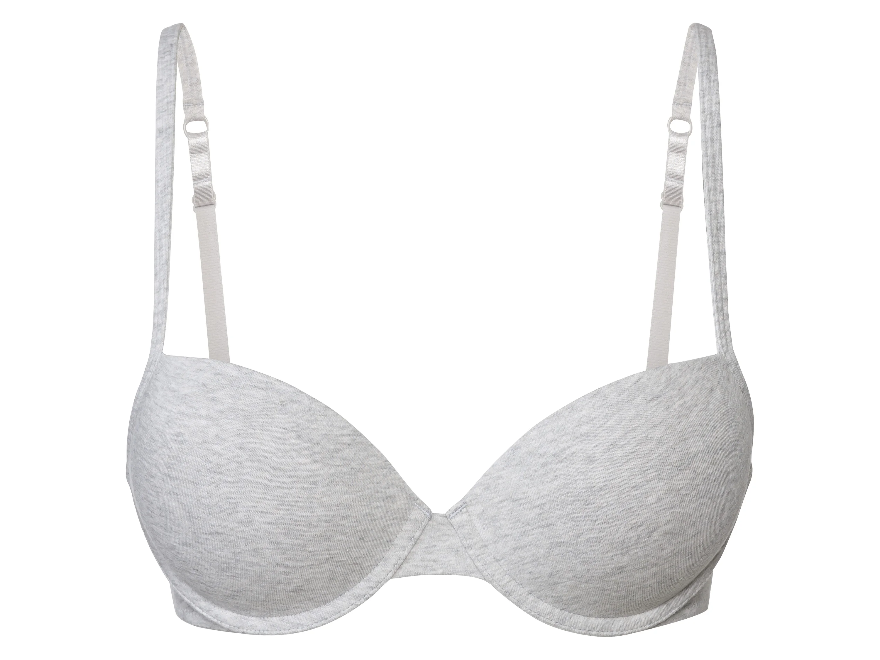 ESMARA® Damen Bügel BH, 2 Paar (Schwarz/Grau, 85B) – Bild 2 von 4