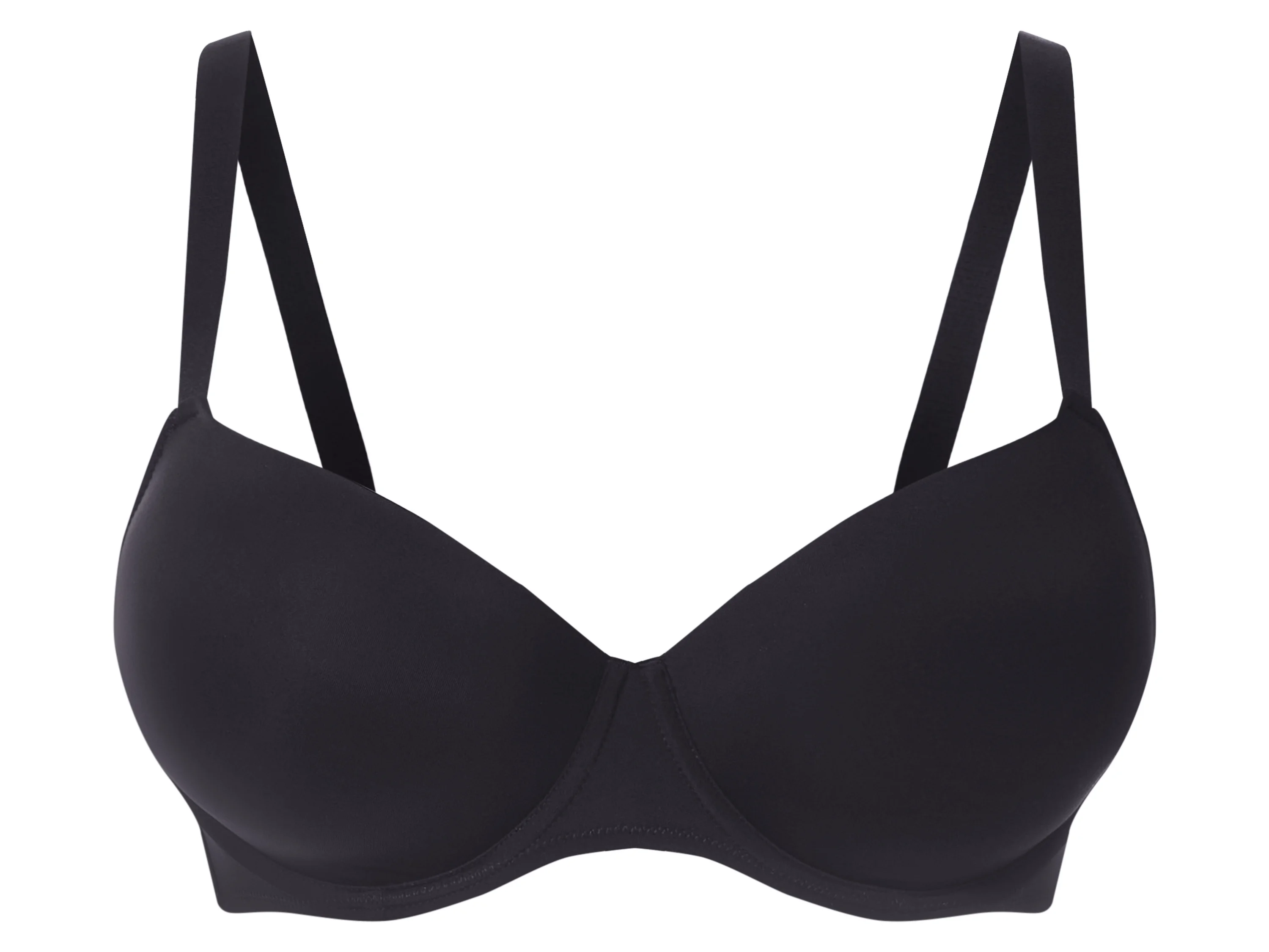 ESMARA® Damen Bügel-BH, 2 Stück (schwarz/beige, 90C) – Bild 3 von 4