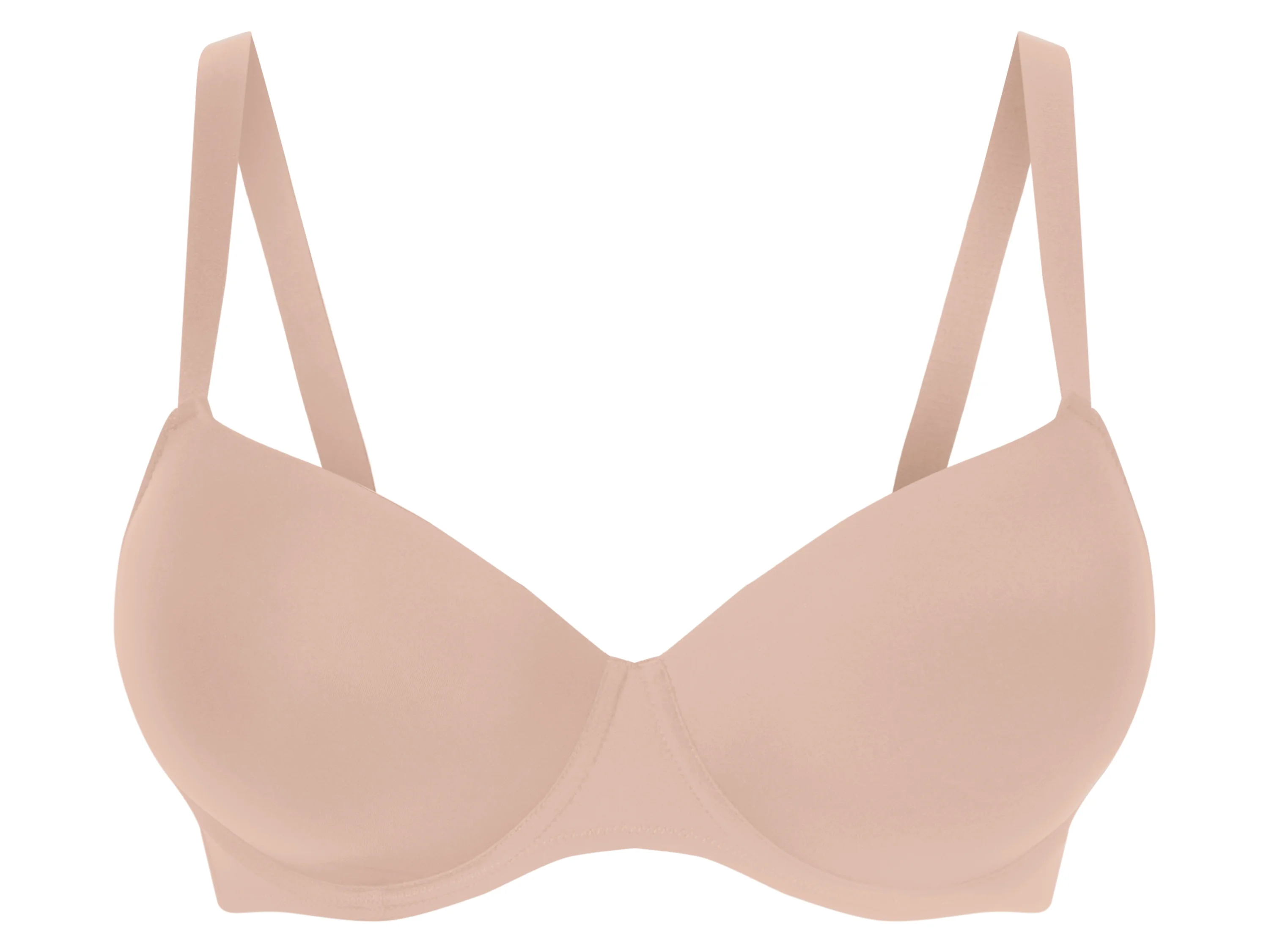 ESMARA® Damen Bügel-BH, 2 Stück (schwarz/beige, 90C) – Bild 4 von 4