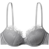 ESMARA® Damen Bügel-BH mit Spitze (Silber, 85B)