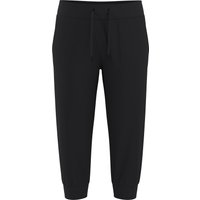 ESMARA® Damen Capri-Hose (Schwarz, XS(32/34))