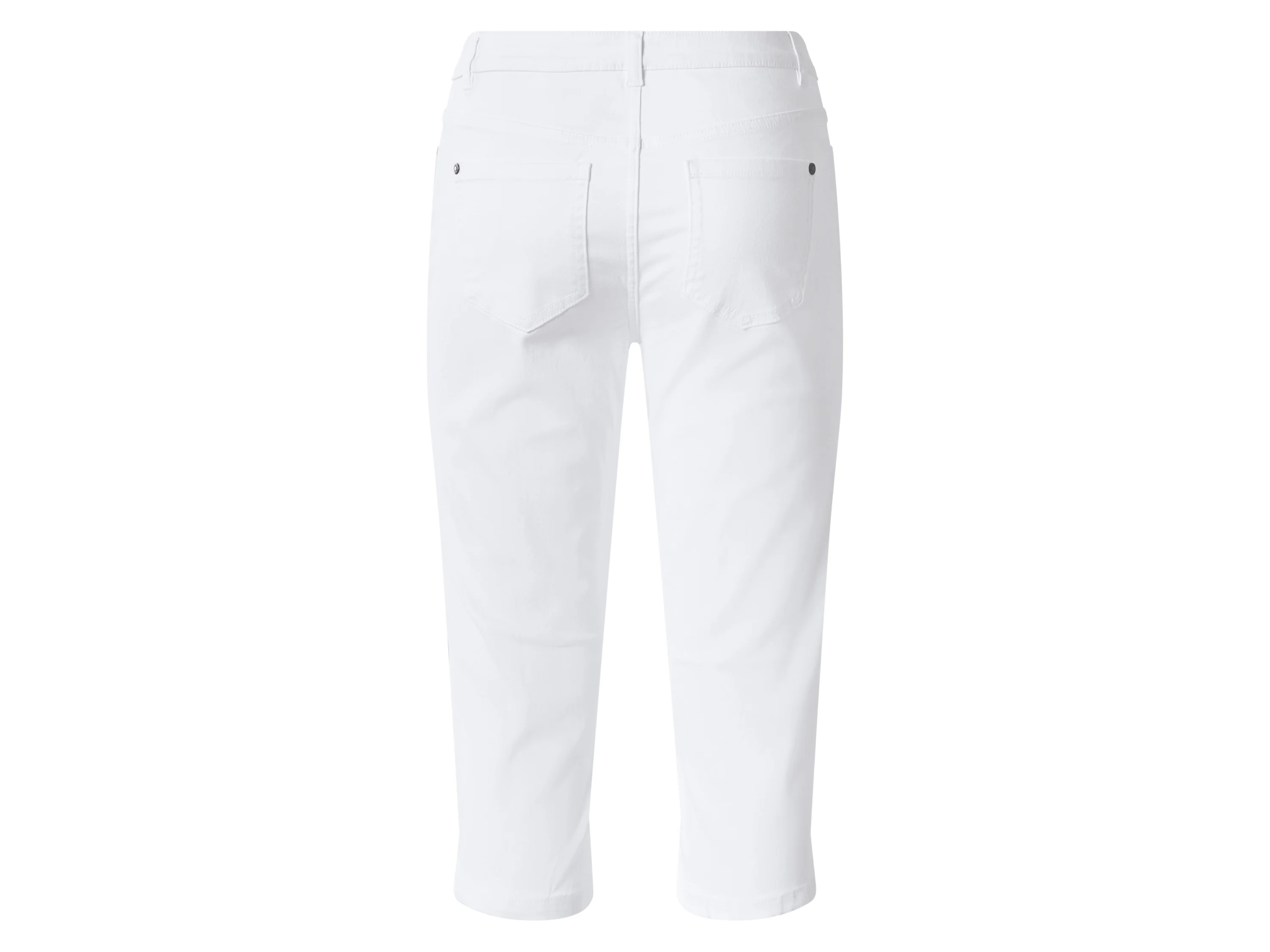 ESMARA® Damen Capri-Jeans, Skinny Fit (Weiß, 34) – Bild 2 von 4