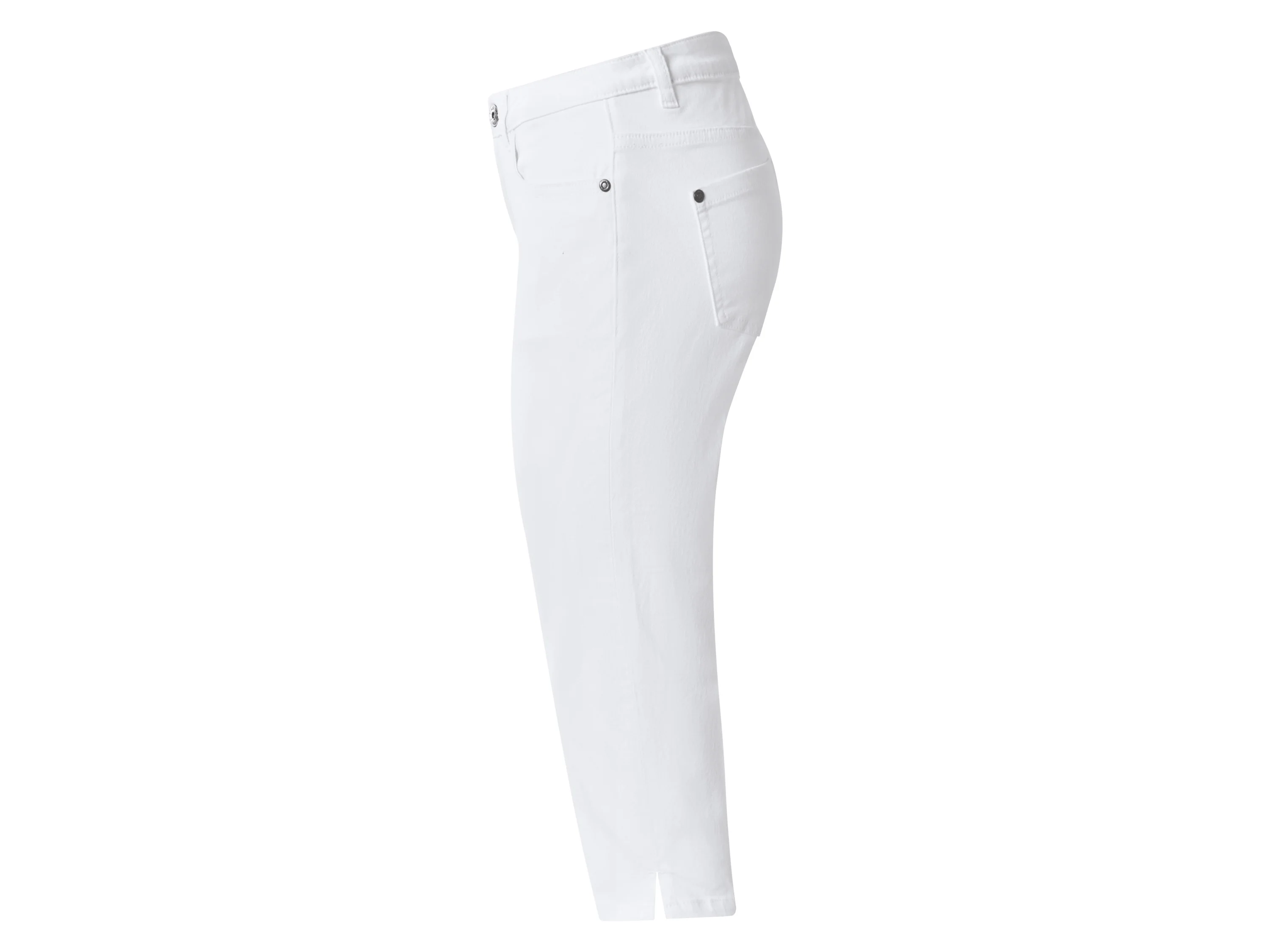 ESMARA® Damen Capri-Jeans, Skinny Fit (Weiß, 34) – Bild 3 von 4