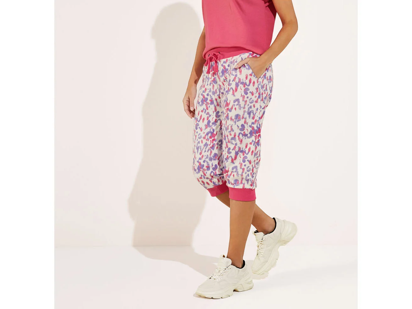 ESMARA® Damen Caprihose (Gemustert, S (36/38)) – Bild 2 von 3