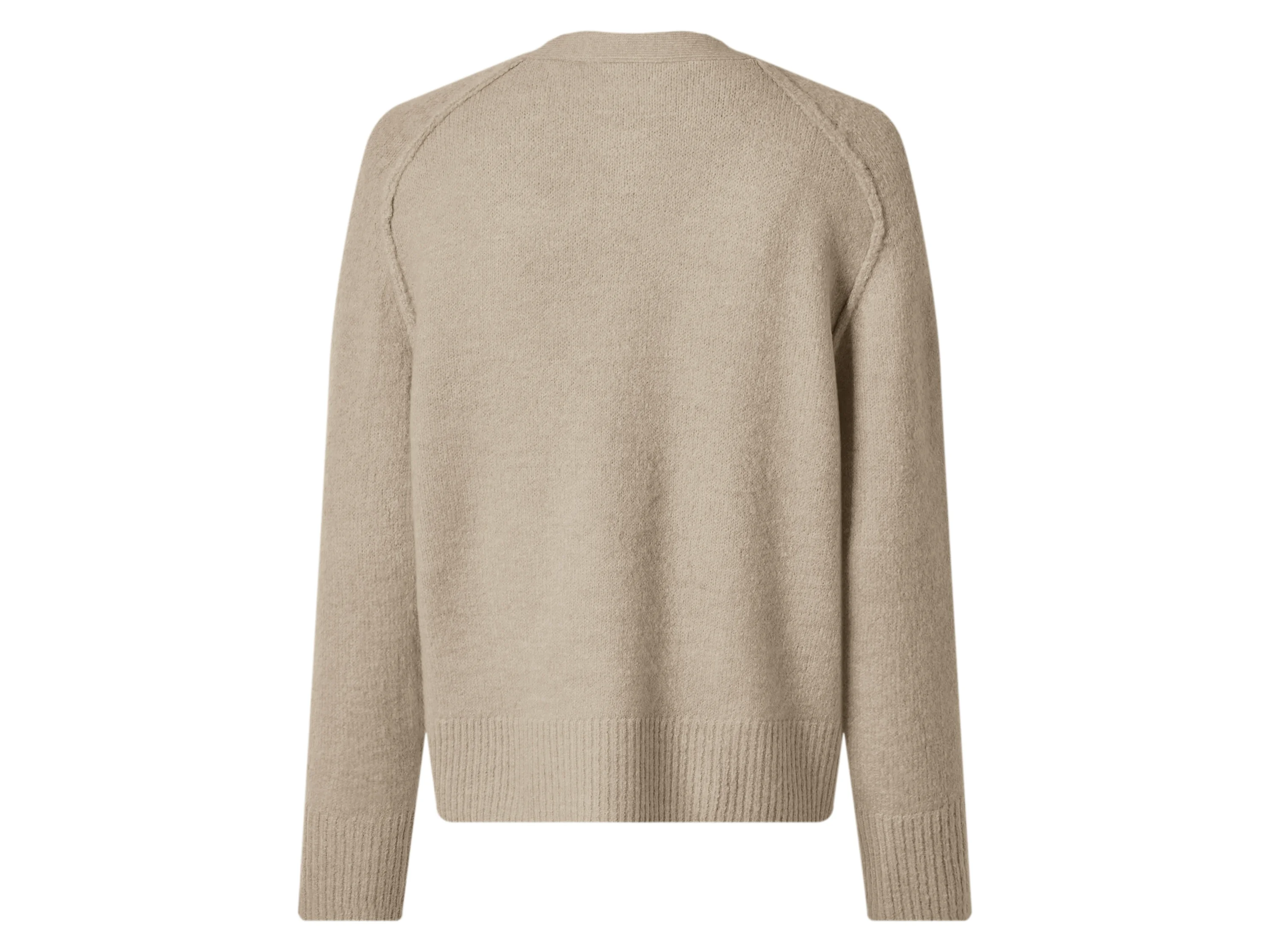 ESMARA® Damen Cardigan Grobstrick (Beige, L(44/46)) – Bild 3 von 3