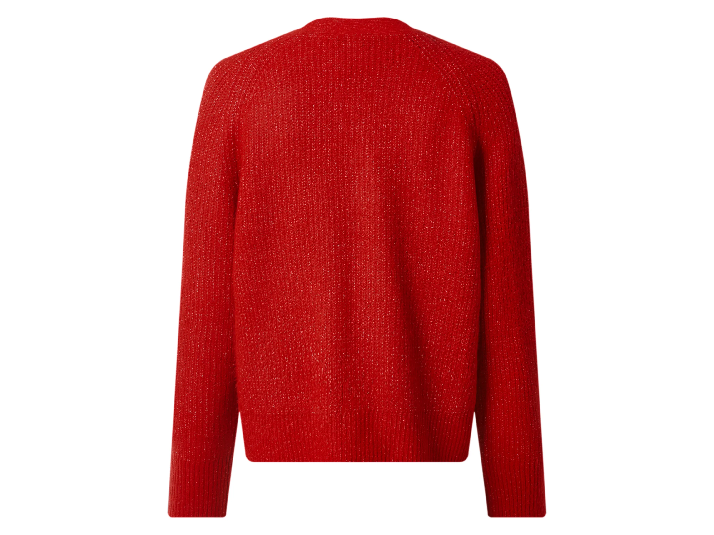 ESMARA® Damen Cardigan Grobstrick (Rot, M(40/42)) – Bild 3 von 4