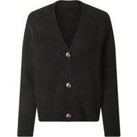 ESMARA® Damen Cardigan Grobstrick (Schwarz, M(40/42))
