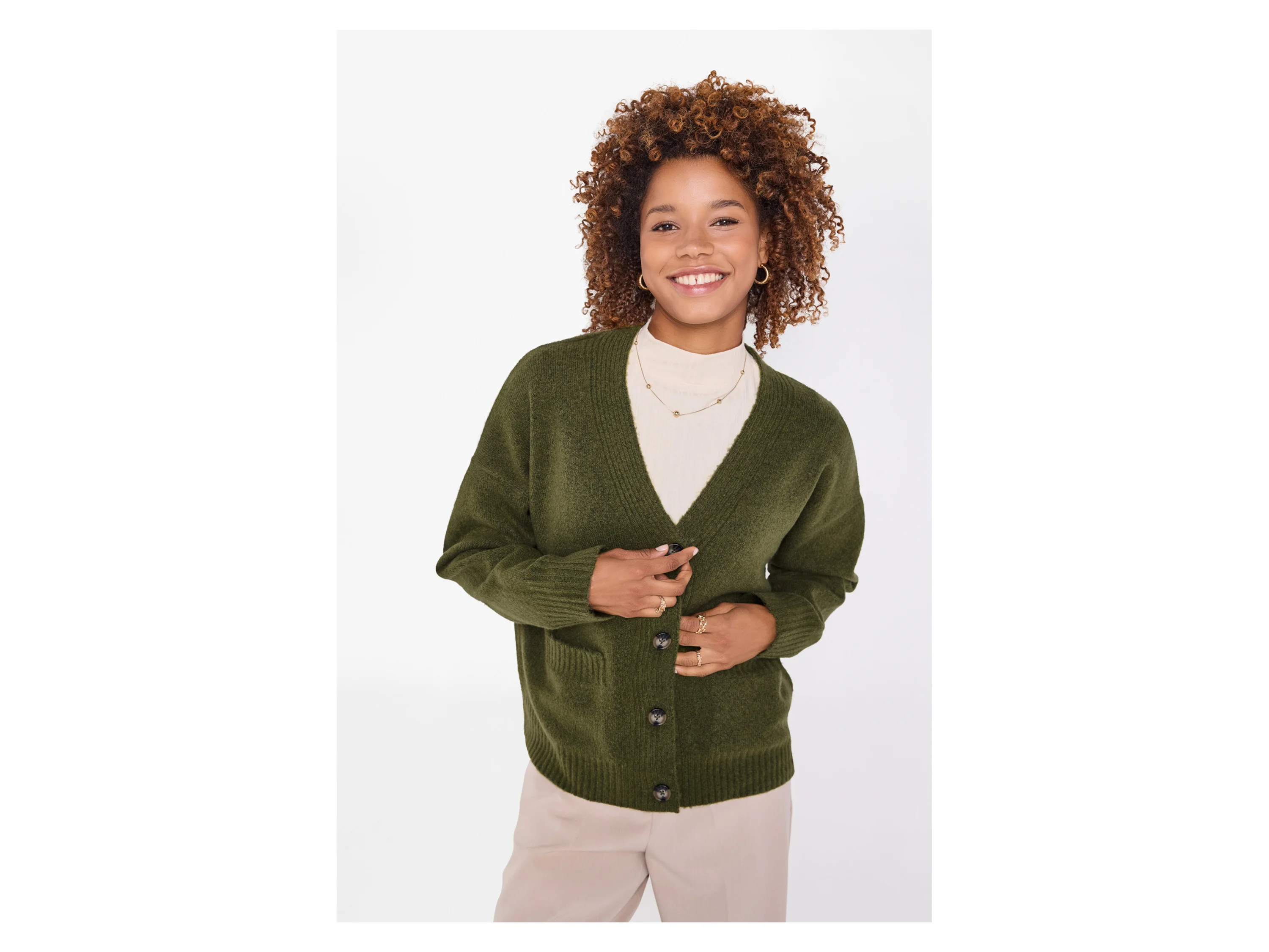 ESMARA® Damen Cardigan (Grün, S(36/38)) – Bild 2 von 4