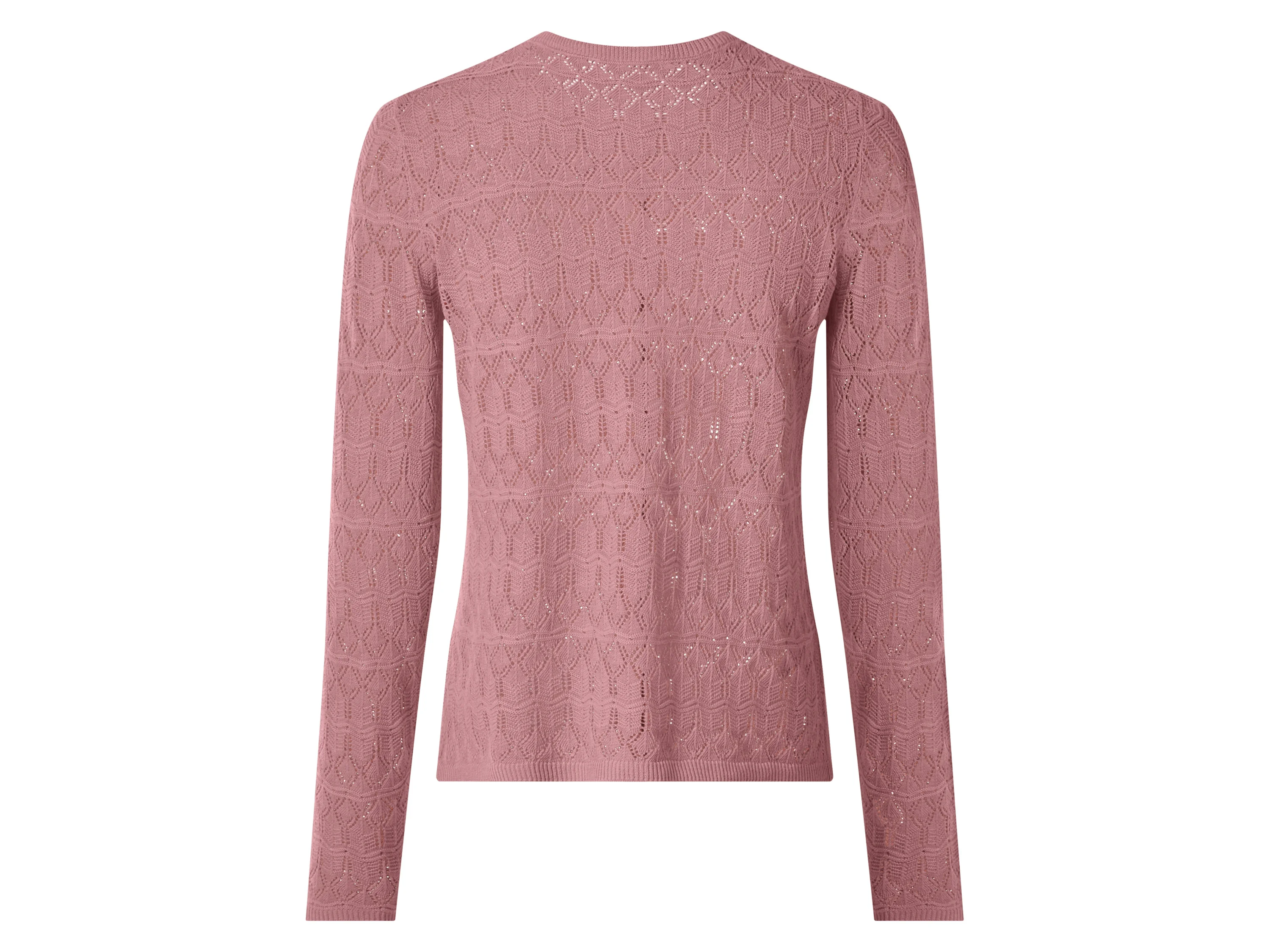 ESMARA® Damen Cardigan mit Leinen (Rose, L(44/46)) – Bild 3 von 3