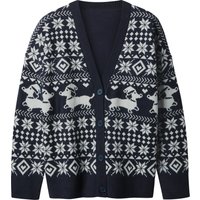 ESMARA® Damen Cardigan (Navy, XS(32/34))