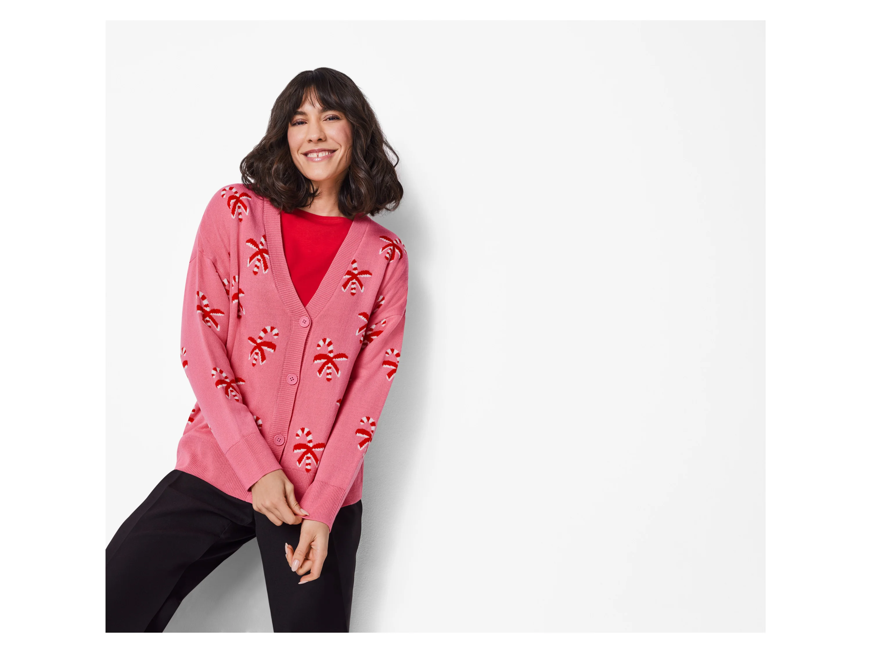 ESMARA® Damen Cardigan (Pink, L(44/46)) – Bild 2 von 4