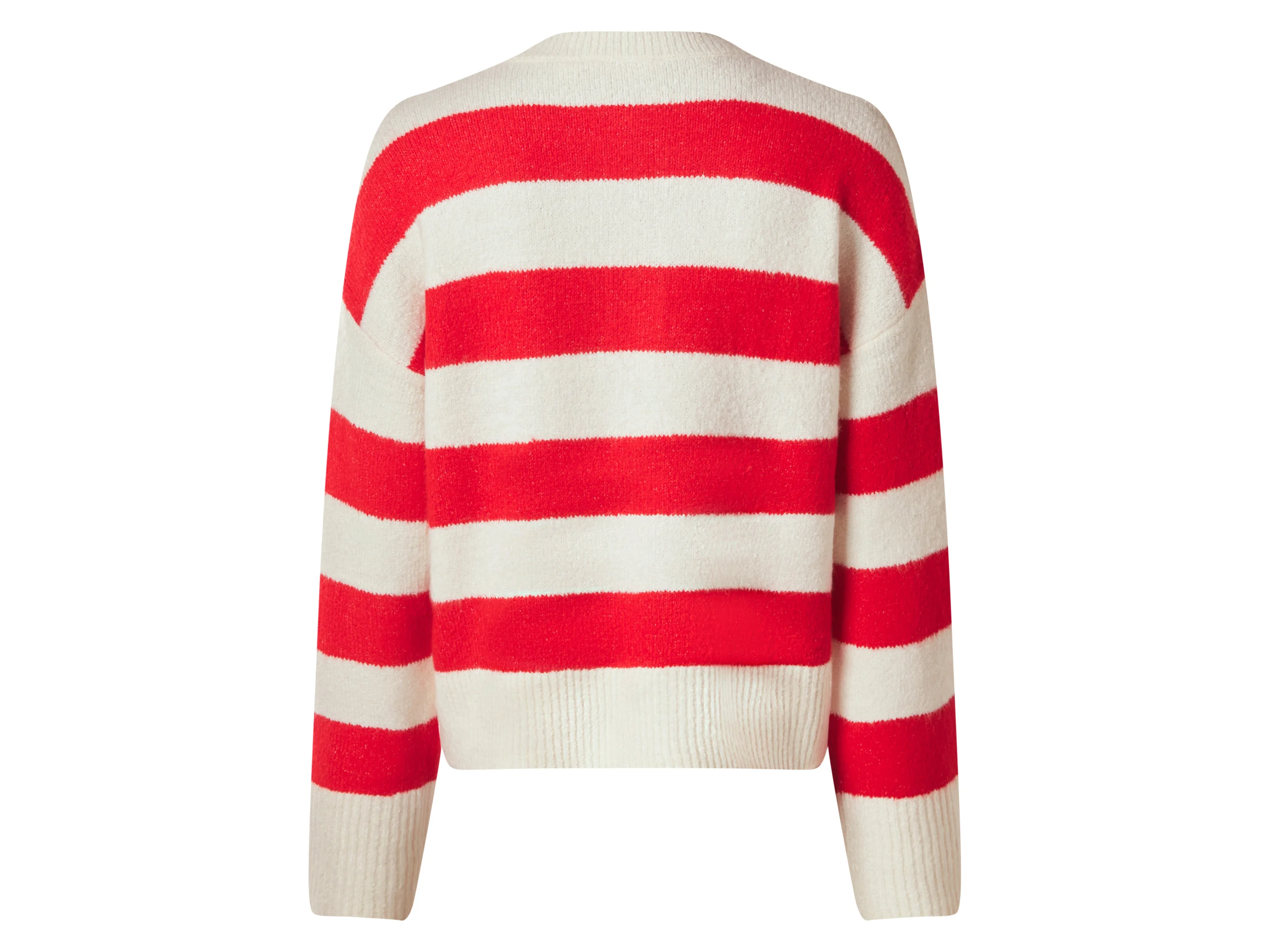 ESMARA® Damen Cardigan (Rot/weiß, L(44/46)) – Bild 3 von 3