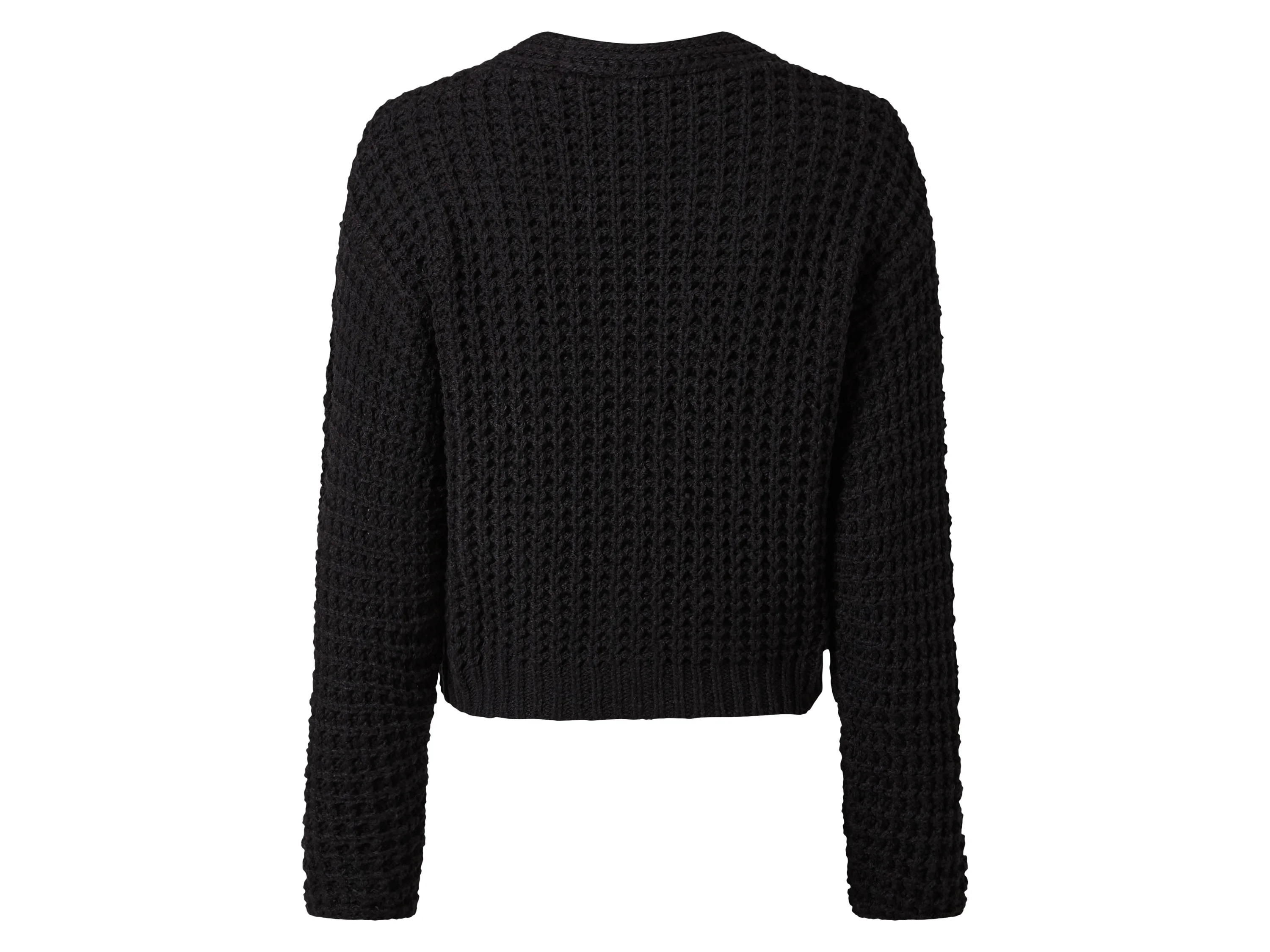 ESMARA® Damen Cardigan (Schwarz, L(44/46)) – Bild 3 von 3
