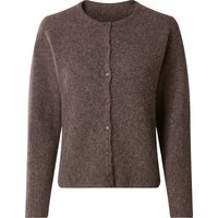 ESMARA® Damen Cardigan Strick (Braun, XS(32/34))