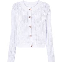 ESMARA® Damen Cardigan (Weiß, L(44/46))