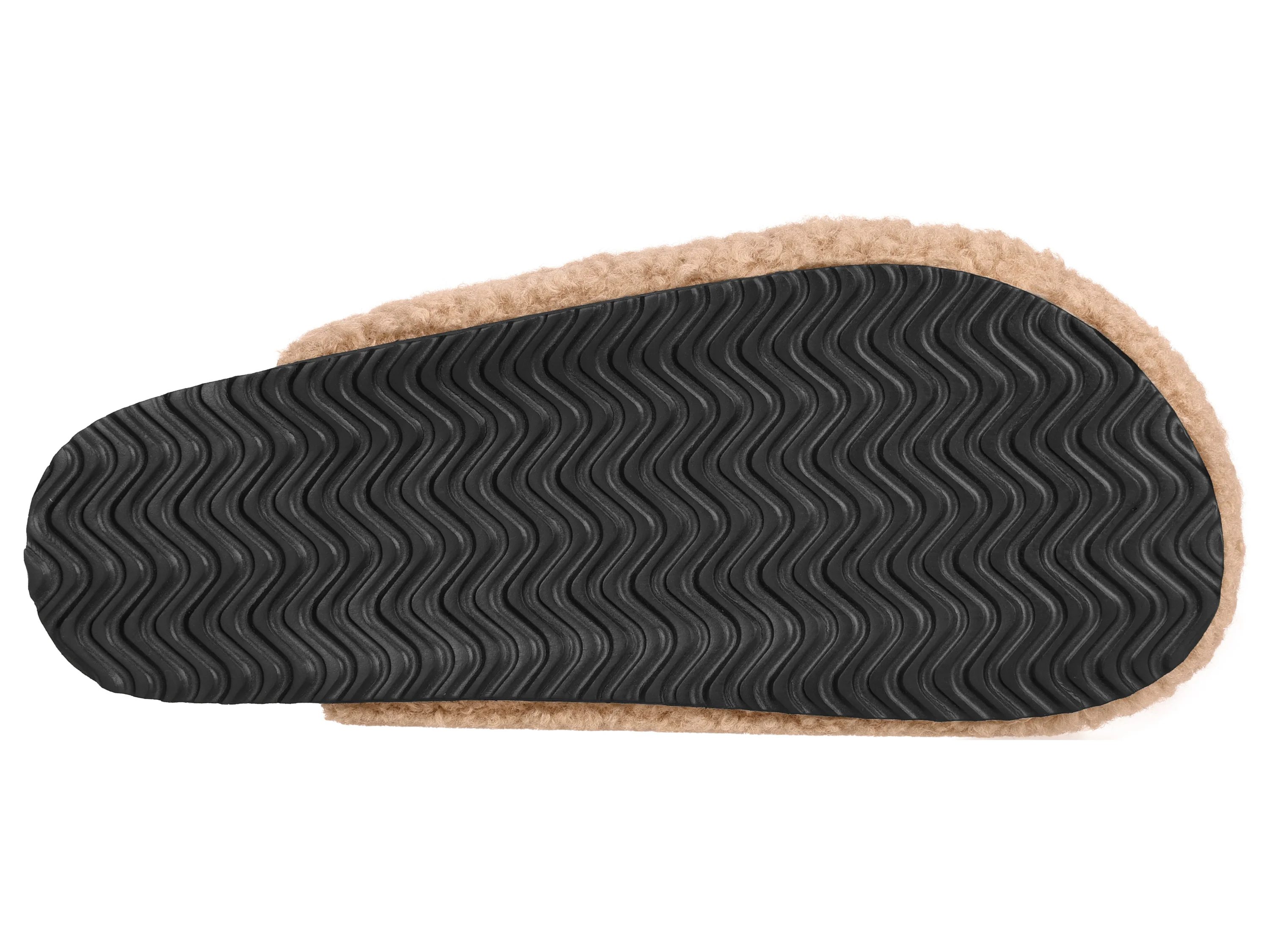 ESMARA® Damen Clogs Tieffußbett Plüsch (Beige, 40) – Bild 3 von 3