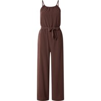 ESMARA® Damen Crêpe-Jumpsuit (Braun, L(44/46))