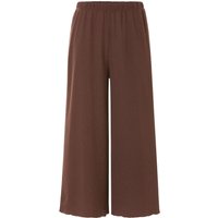 ESMARA® Damen Culotte Struktur (Braun, L (44/46))
