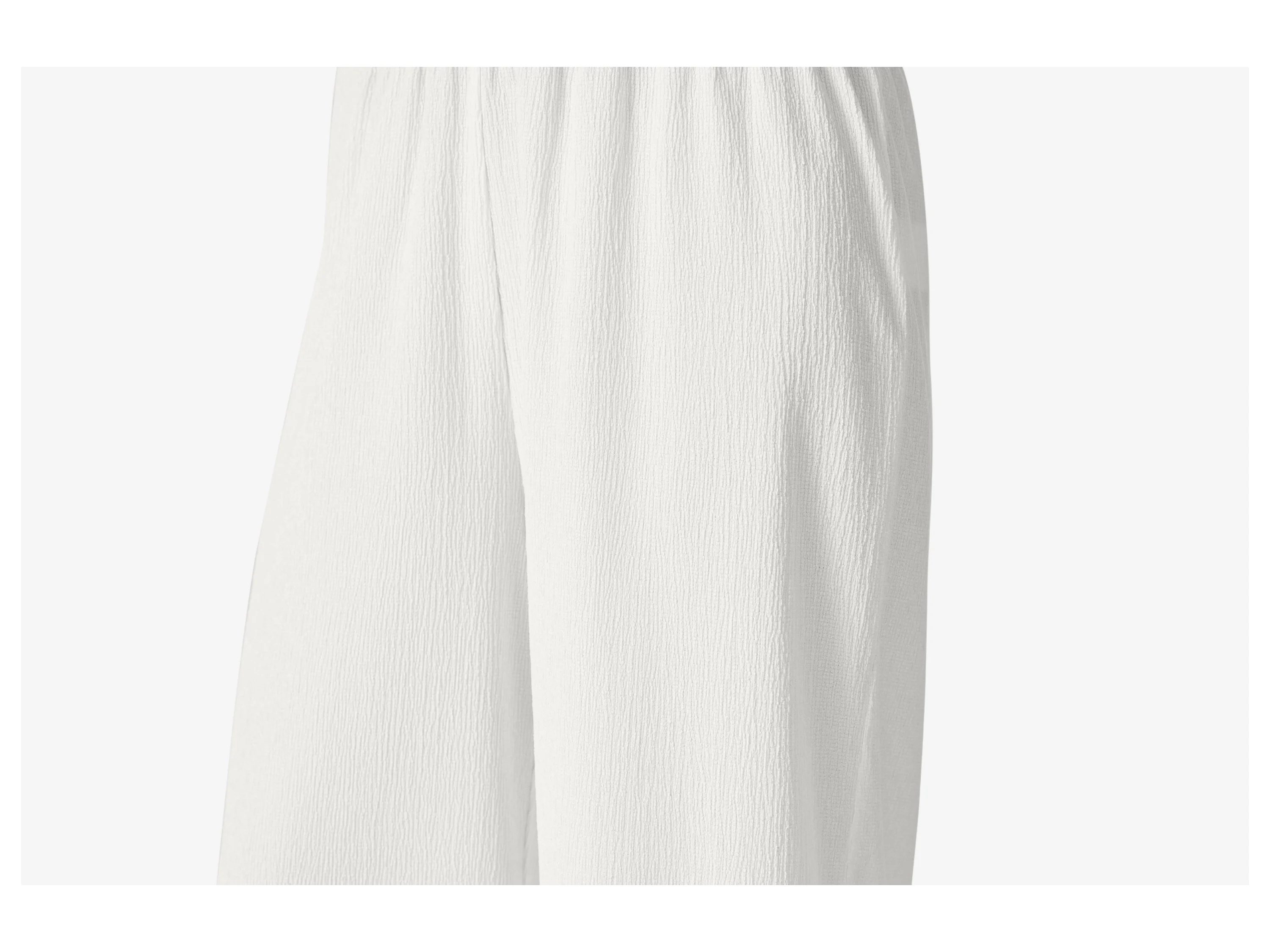 ESMARA® Damen Culotte Struktur (Weiß, L (44/46)) – Bild 4 von 4