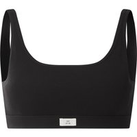 ESMARA® Damen Doppelripp-Bustier (Schwarz, L(44/46))