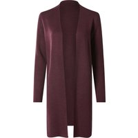 ESMARA® Damen Feinstrick-Cardigan (bordeaux, L(44/46))