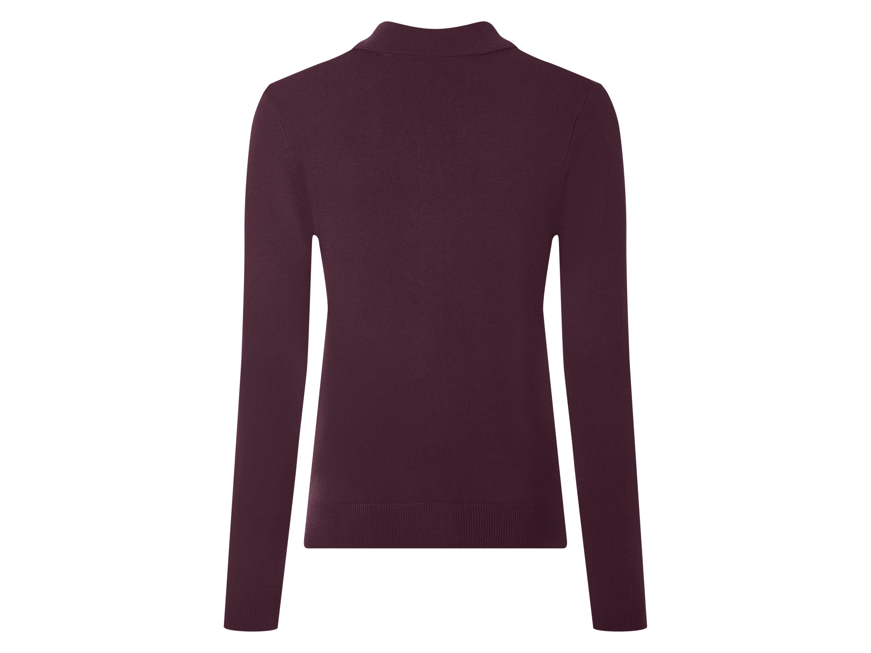 ESMARA® Damen Feinstrick-Polopullover (Lila, S (36/38)) – Bild 3 von 3