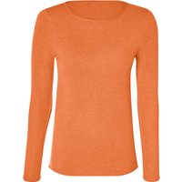 ESMARA® Damen Feinstrick-Pullover, körpernah geschnitten (Orange, XS(32/34))