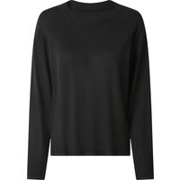 ESMARA® Damen Feinstrick-Pullover (Schwarz, XS(32/34))