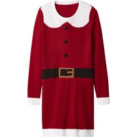 ESMARA® Damen Feinstrickkleid (Rot, L(44/46))