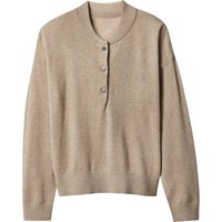 ESMARA® Damen Feinstrickpullover (Beige, L(44/46))