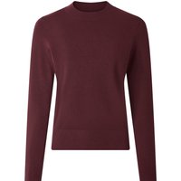 ESMARA® Damen Feinstrickpullover (Bordeaux, XS(32/34))