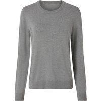 ESMARA® Damen Feinstrickpullover (Grau, XS(32/34))