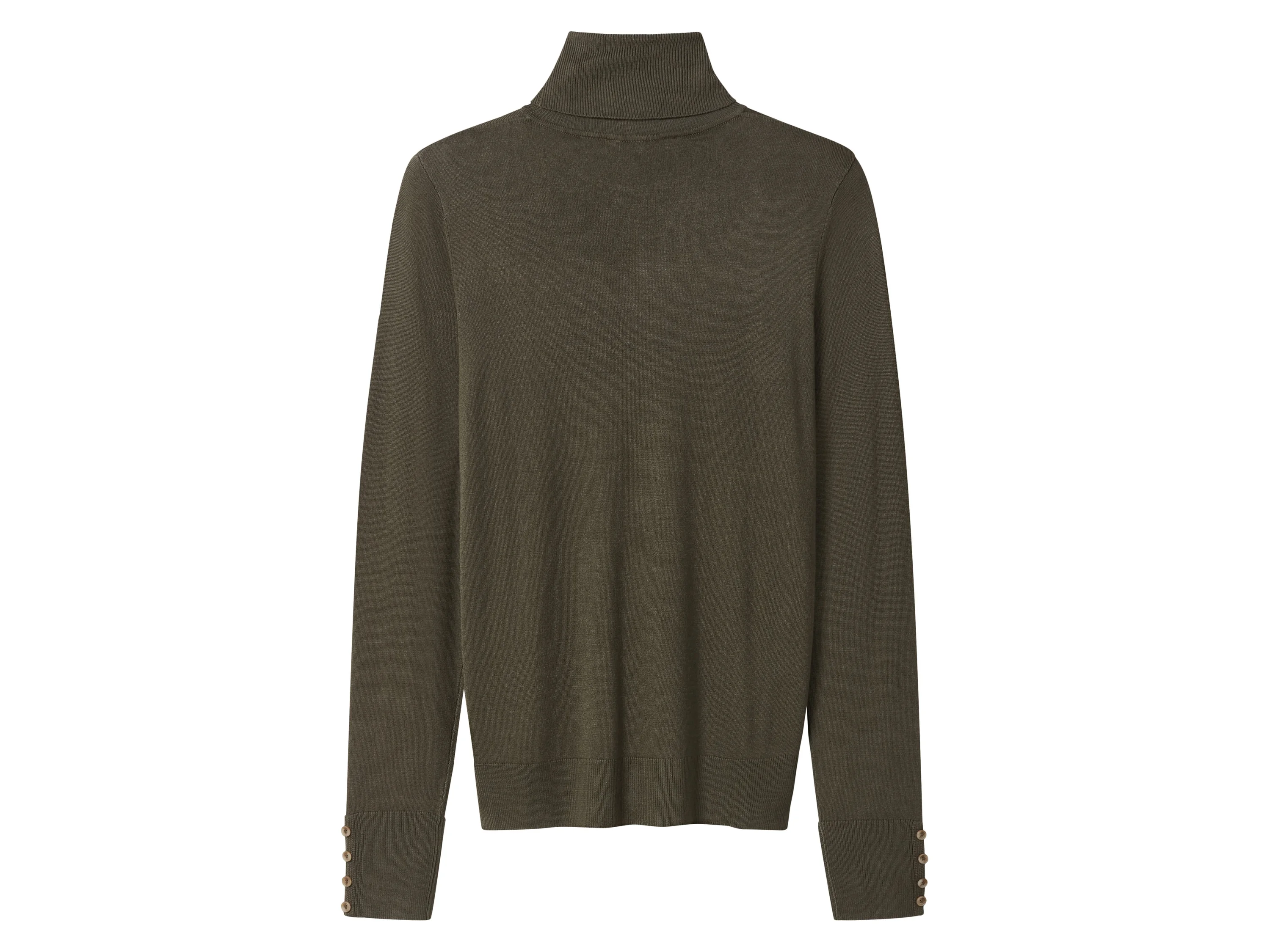 ESMARA® Damen Feinstrickpullover (Khaki, L(44/46)) – Bild 3 von 4